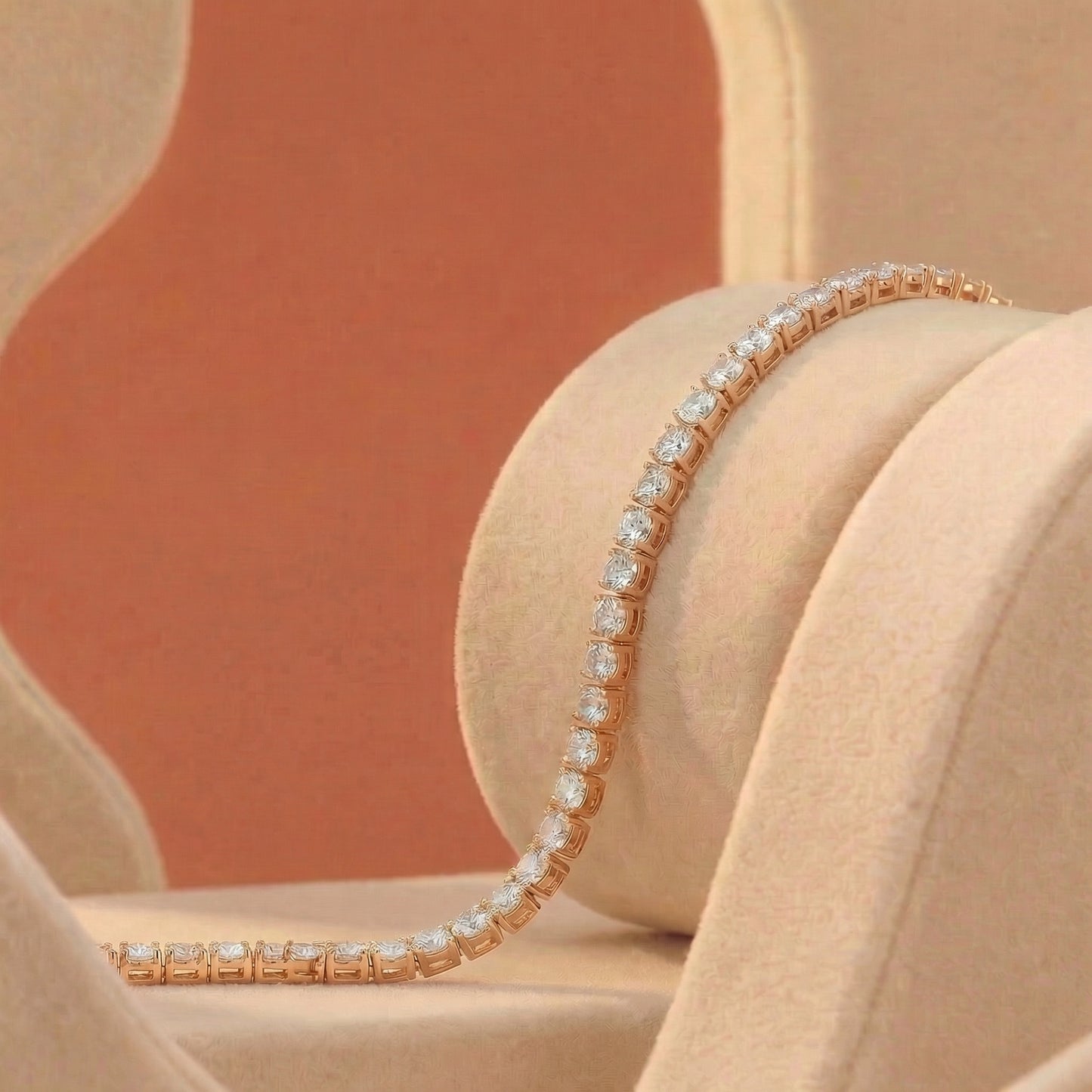 BRACELET RIVIÈRE ROSE GOLD